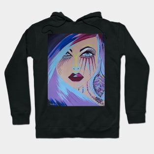 NAIRA Beautiful Woman Painting Hoodie